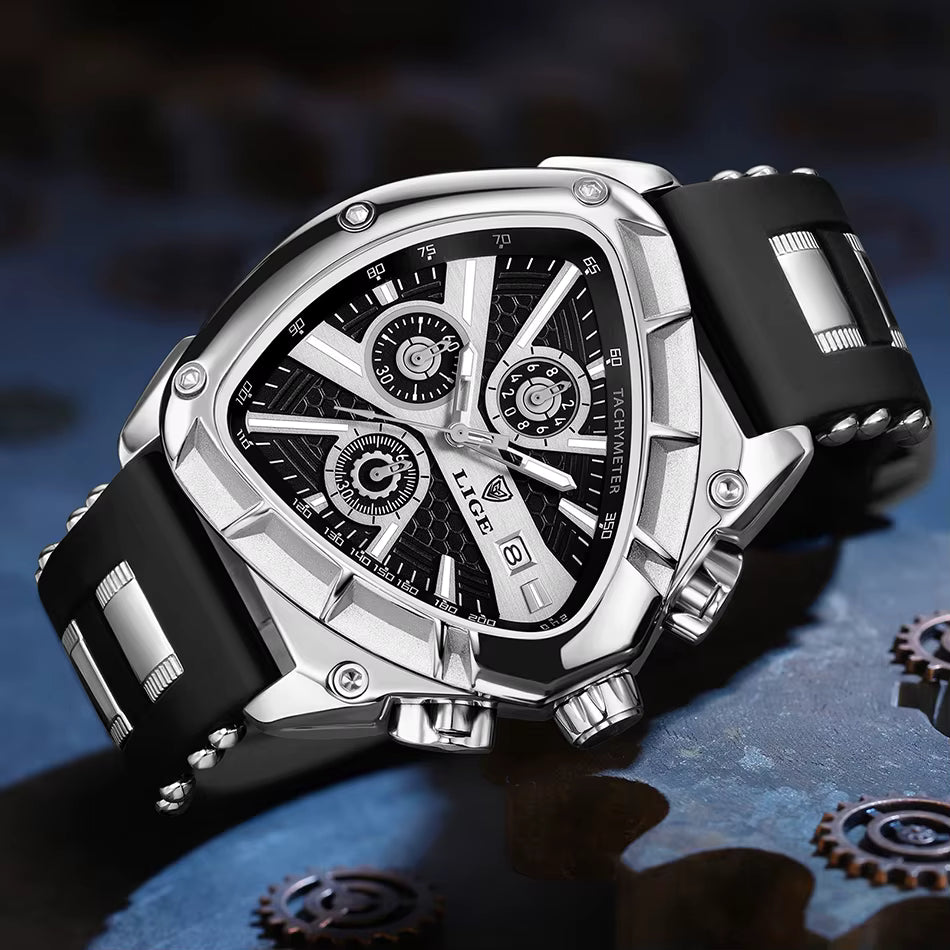 Elegant and Multifunction Men's Stainless Steel Sports Watch - Excalion Elegant and Multifunction Men's Stainless Steel Sports Watch - Excalion 