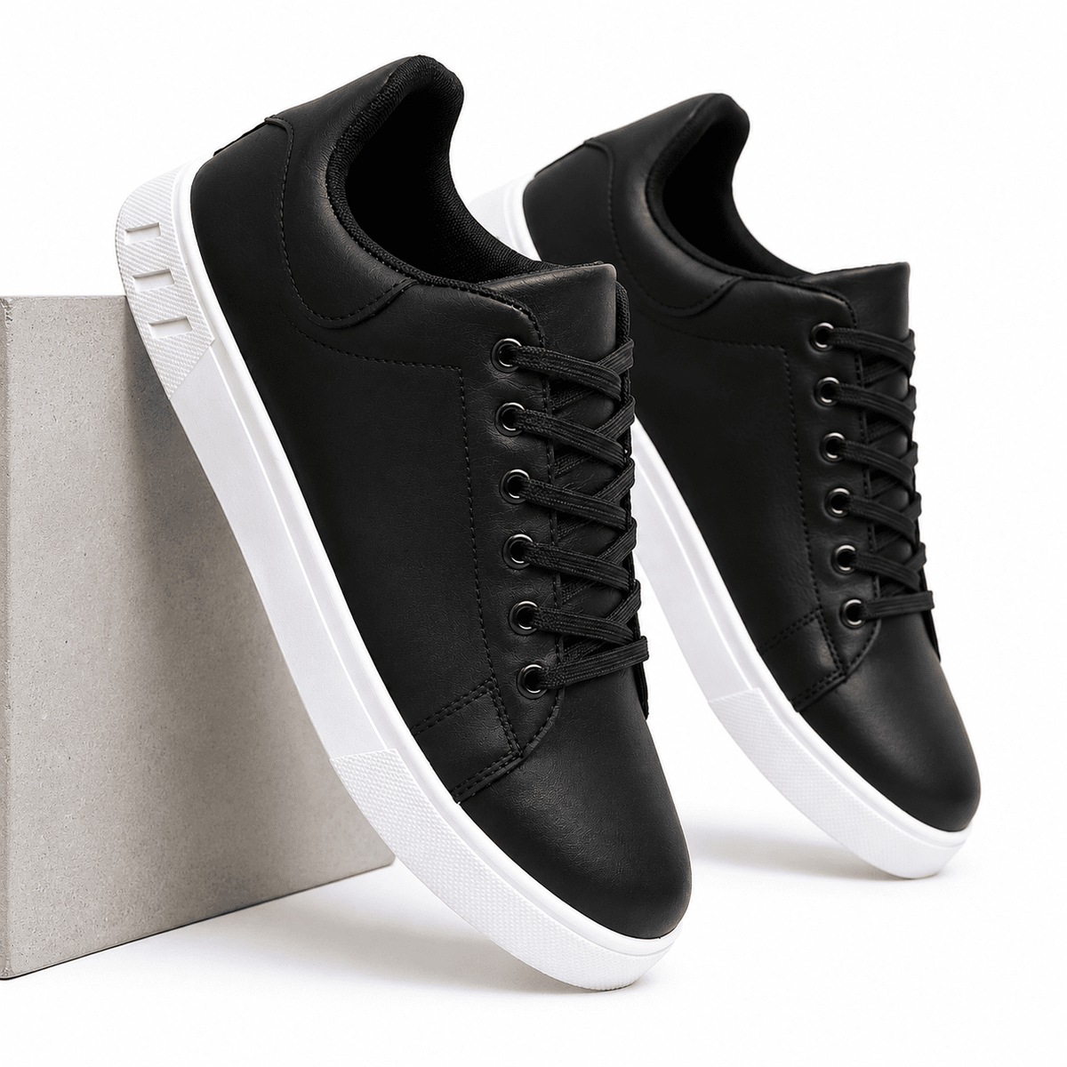 Elegant and Versatile Men’s Leather Casual Sneakers – Antoine Elegant and Versatile Men’s Leather Casual Sneakers – Antoine 