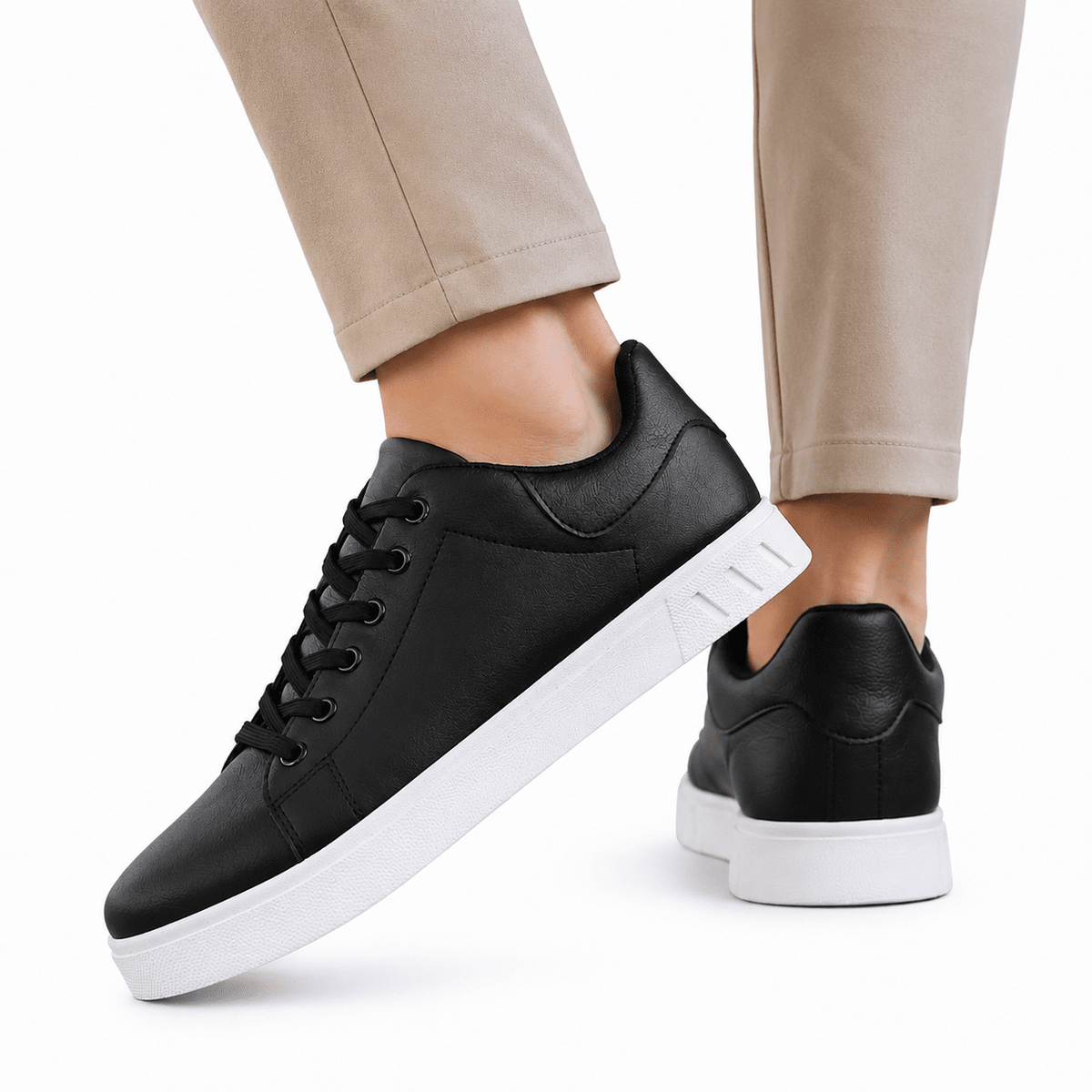 Elegant and Versatile Men’s Leather Casual Sneakers – Antoine Elegant and Versatile Men’s Leather Casual Sneakers – Antoine 