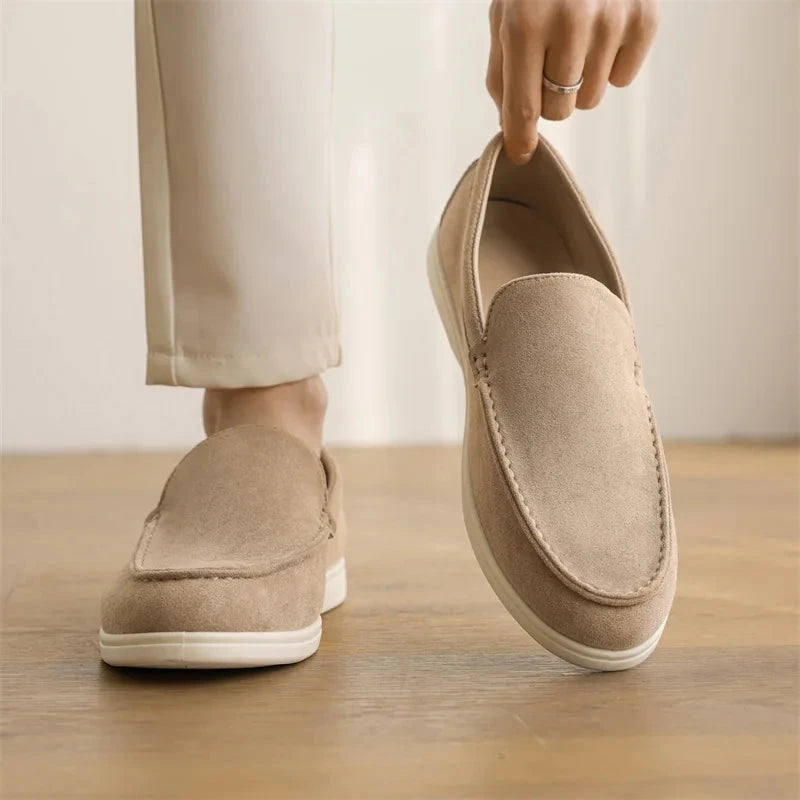 Elegant Classic Men's Suede Loafers - Julian Elegant Classic Men's Suede Loafers - Julian 