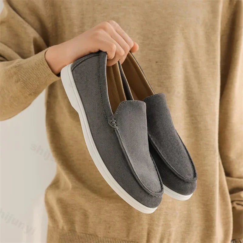 Elegant Classic Men's Suede Loafers - Julian Elegant Classic Men's Suede Loafers - Julian 