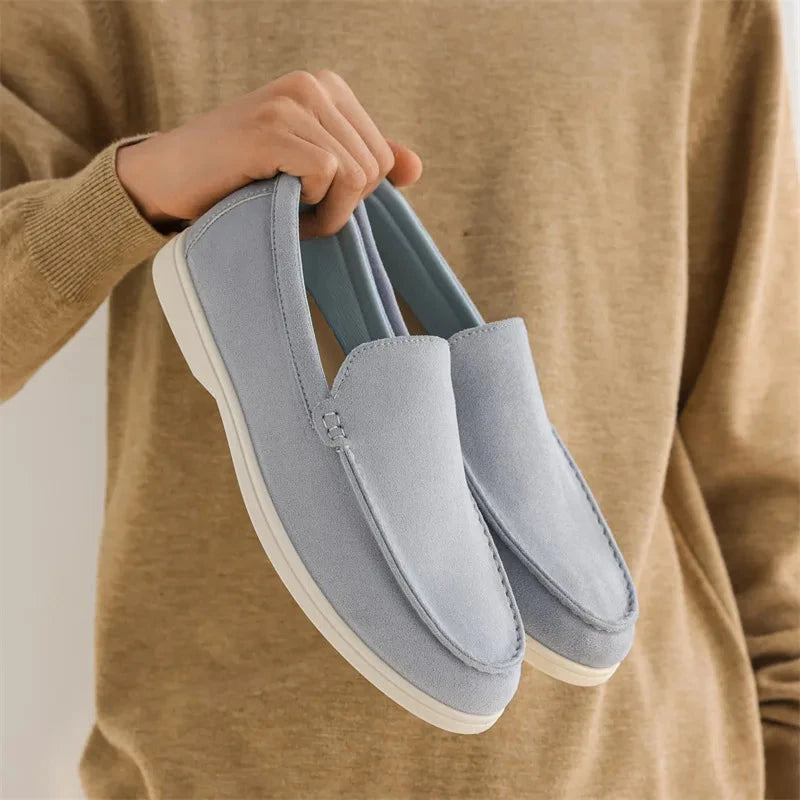 Elegant Classic Men's Suede Loafers - Julian Elegant Classic Men's Suede Loafers - Julian 