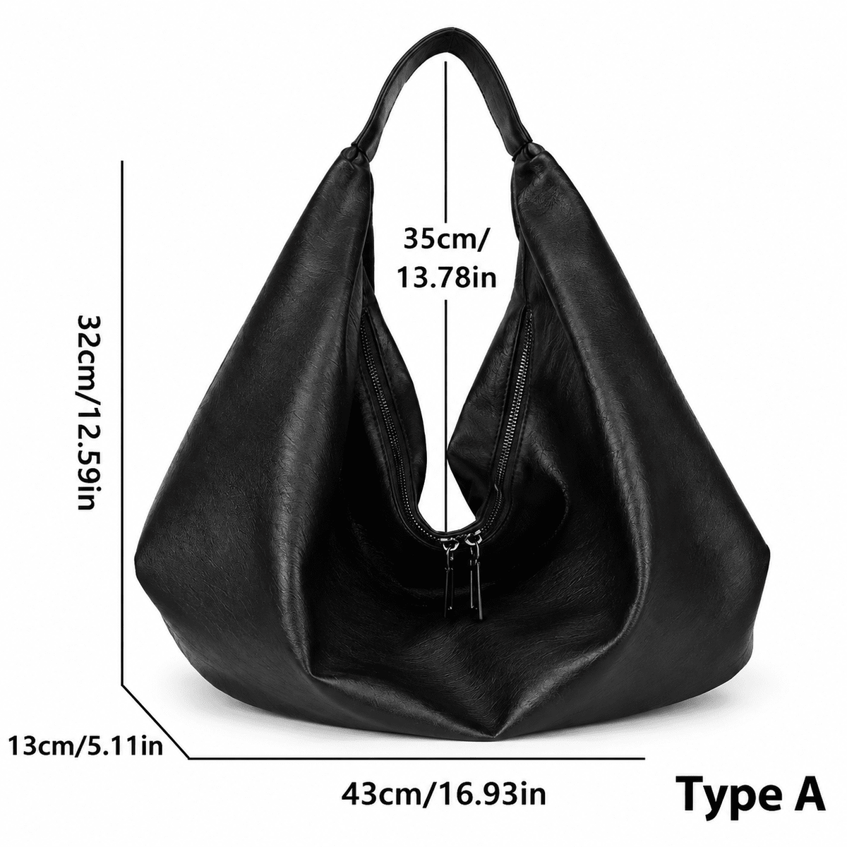 Elegant, Large-Capacity Women’s Leather Hobo Bag – Lea Montclair Elegant, Large-Capacity Women’s Leather Hobo Bag – Lea Montclair 