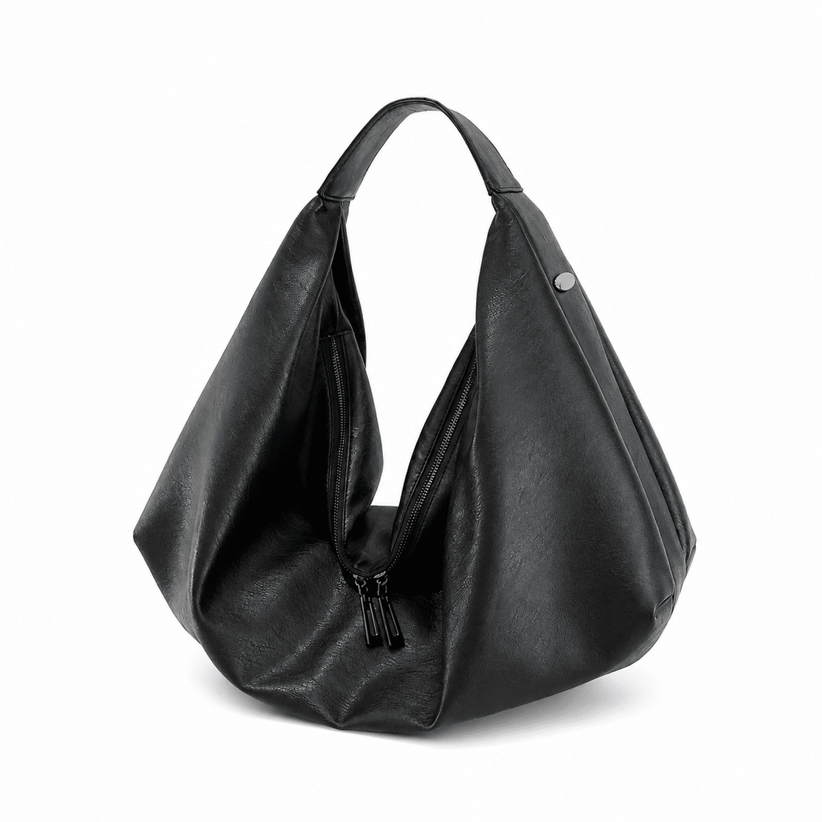 Elegant, Large-Capacity Women’s Leather Hobo Bag – Lea Montclair Elegant, Large-Capacity Women’s Leather Hobo Bag – Lea Montclair Black Type A