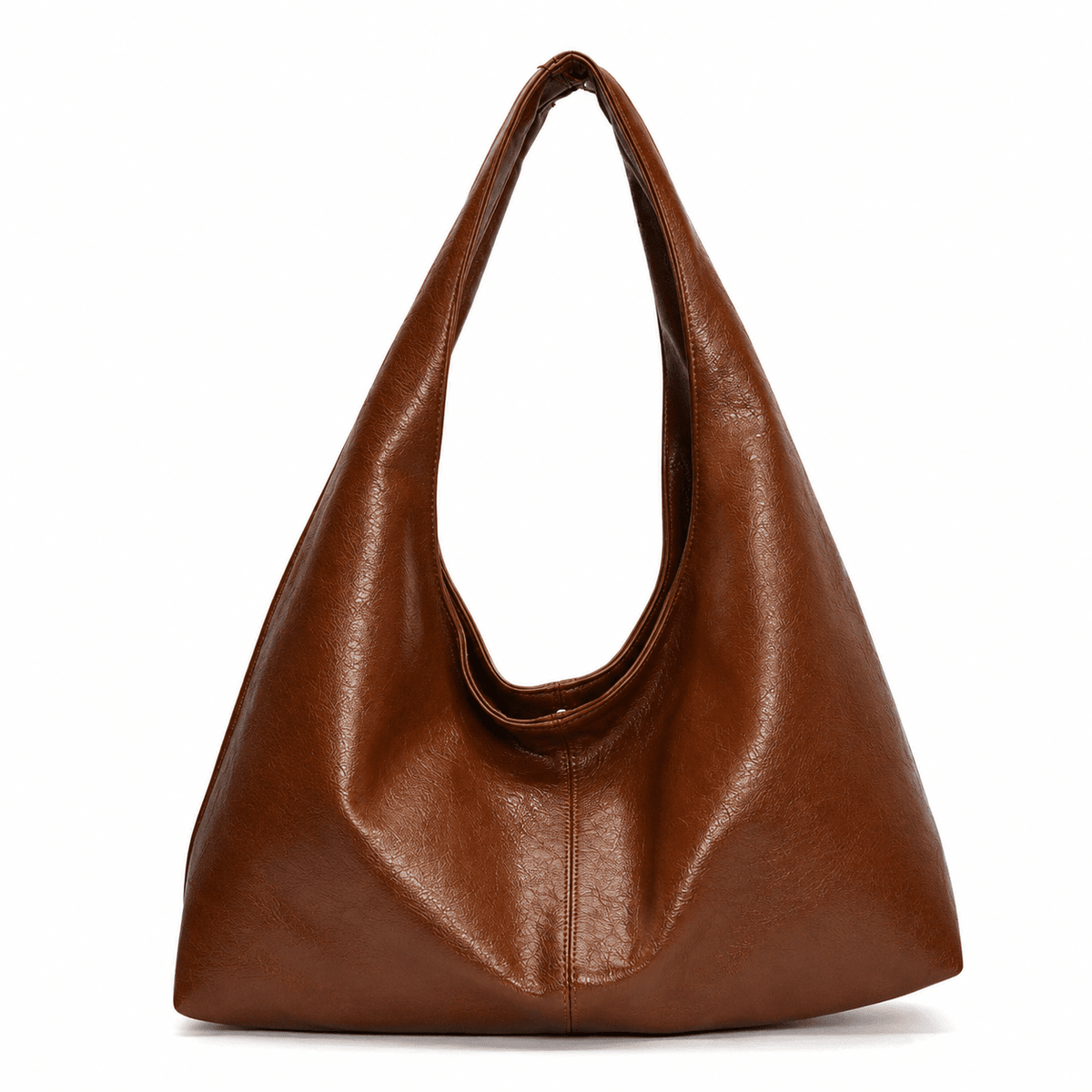Elegant, Large-Capacity Women’s Leather Hobo Bag – Lea Montclair Elegant, Large-Capacity Women’s Leather Hobo Bag – Lea Montclair Brown Type B