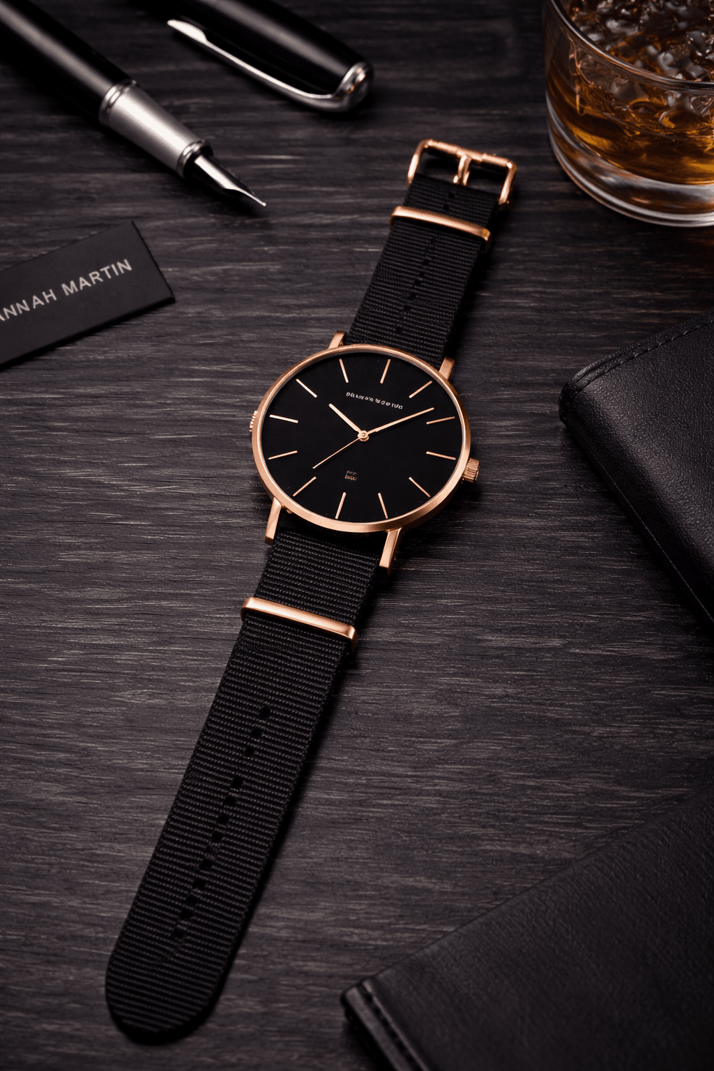 Elegant Men's Leather High-Precision Watch - Amsterdam Elegant Men's Leather High-Precision Watch - Amsterdam 
