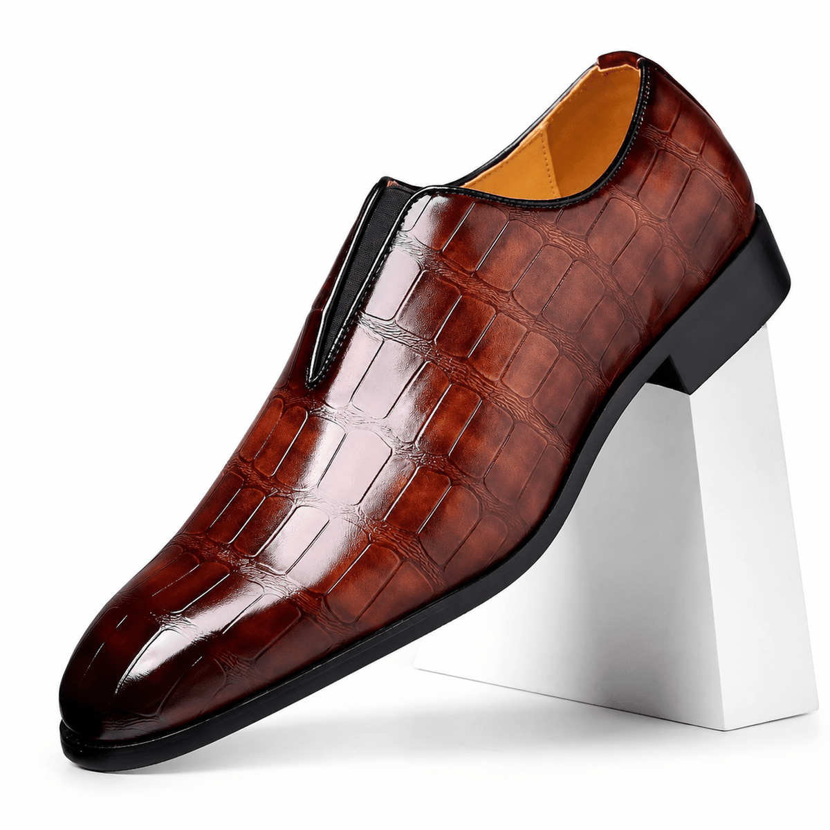 Elegant Men's Leather Shoes, Classic, Comfortable and with a Luxurious Design – D’Evelion Elegant Men's Leather Shoes, Classic, Comfortable and with a Luxurious Design – D’Evelion Dark Brown