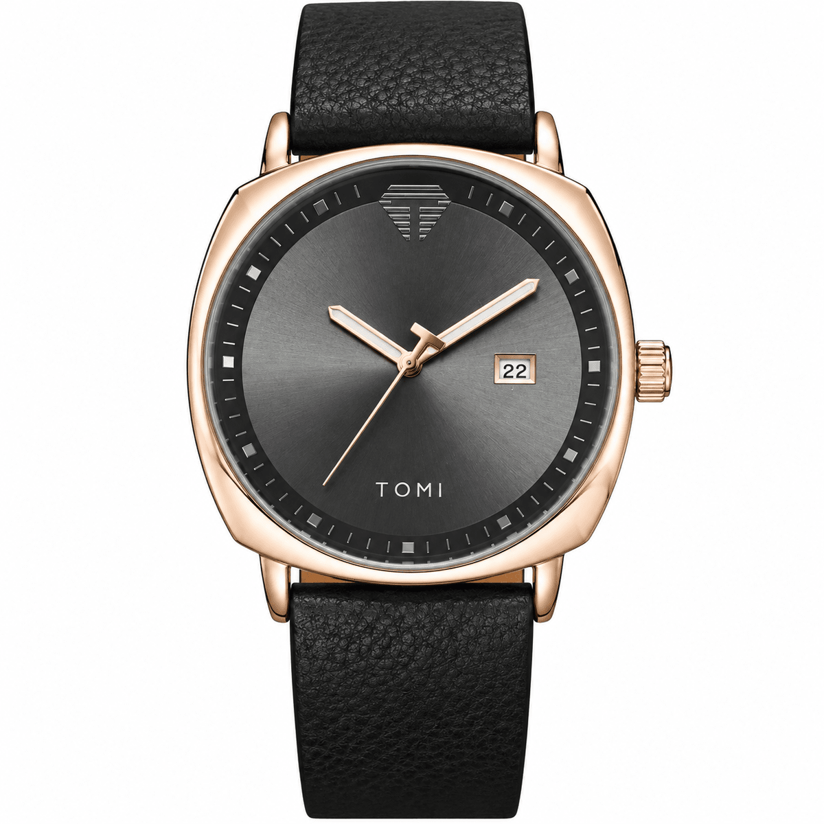 Elegant Men's Watch with a Minimalist Style and Leather Strap – HOLDENI Elegant Men's Watch with a Minimalist Style and Leather Strap – HOLDENI Black gold