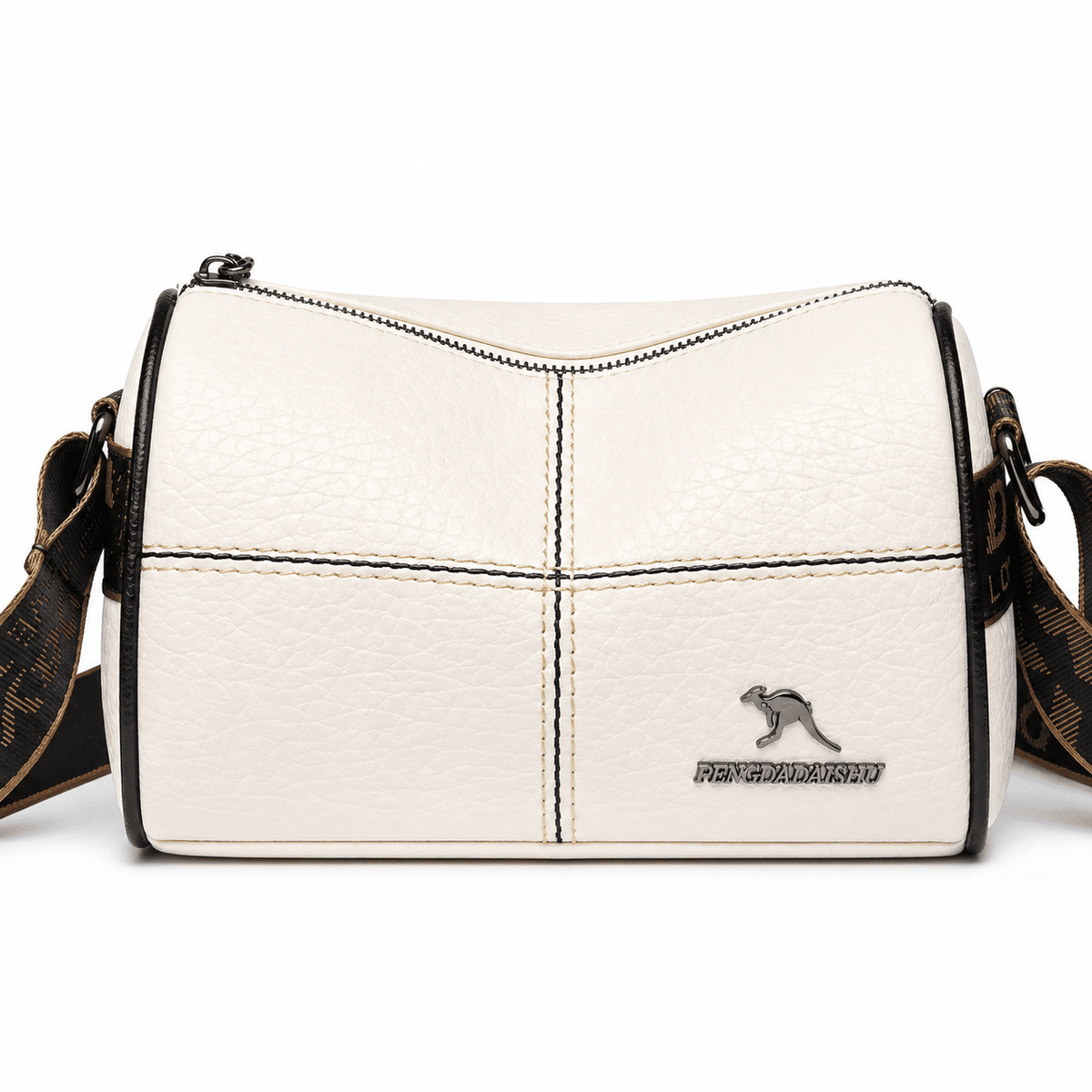 Elegant & Sophisticated Women's Leather Crossbody Bag – Noélia Elegant & Sophisticated Women's Leather Crossbody Bag – Noélia White
