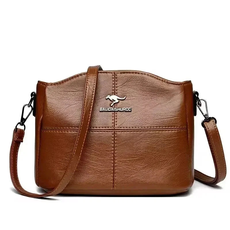 Elegant Women's Leather Bag - Bali Elegant Women's Leather Bag - Bali Brown