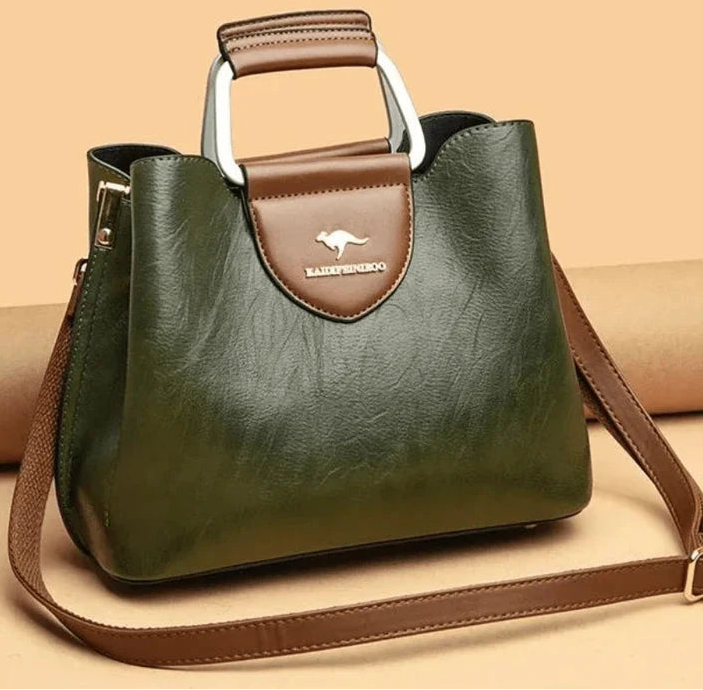 Elegant Women's Leather Bag with Multiple Compartments - Madeleine Elegant Women's Leather Bag with Multiple Compartments - Madeleine 