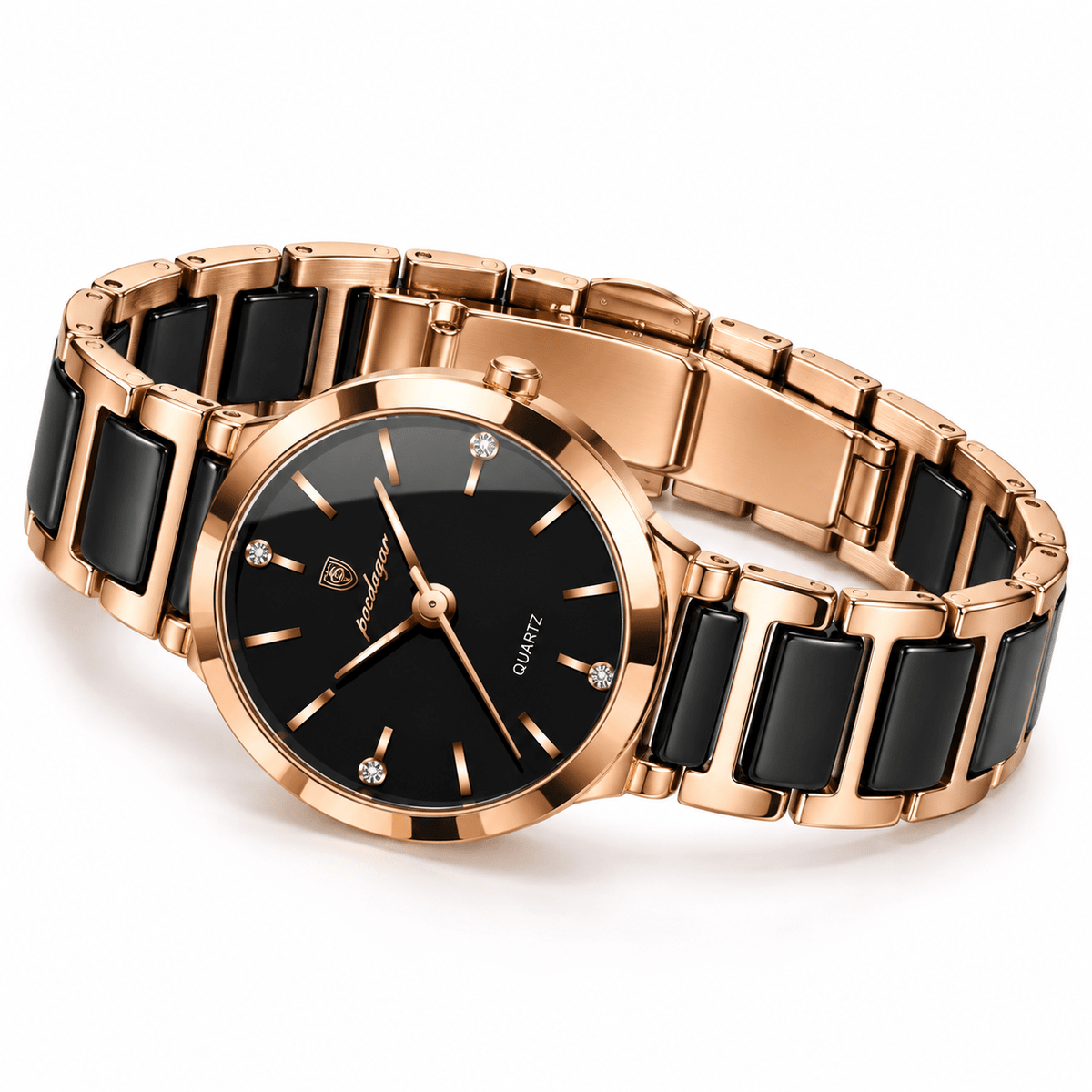 Elegant Women’s Watch with a Minimalist Design and Stainless Steel & Premium Ceramic Band – Estelle Elan Elegant Women’s Watch with a Minimalist Design and Stainless Steel & Premium Ceramic Band – Estelle Elan 
