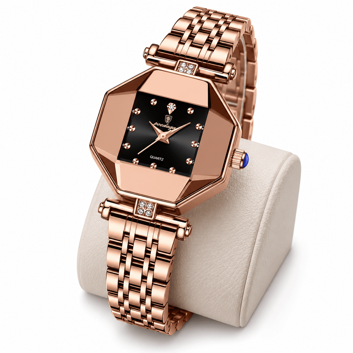 Elegant Women’s Watch with a Modern Design and Stainless Steel Band – Éclat Magnifique Elegant Women’s Watch with a Modern Design and Stainless Steel Band – Éclat Magnifique 
