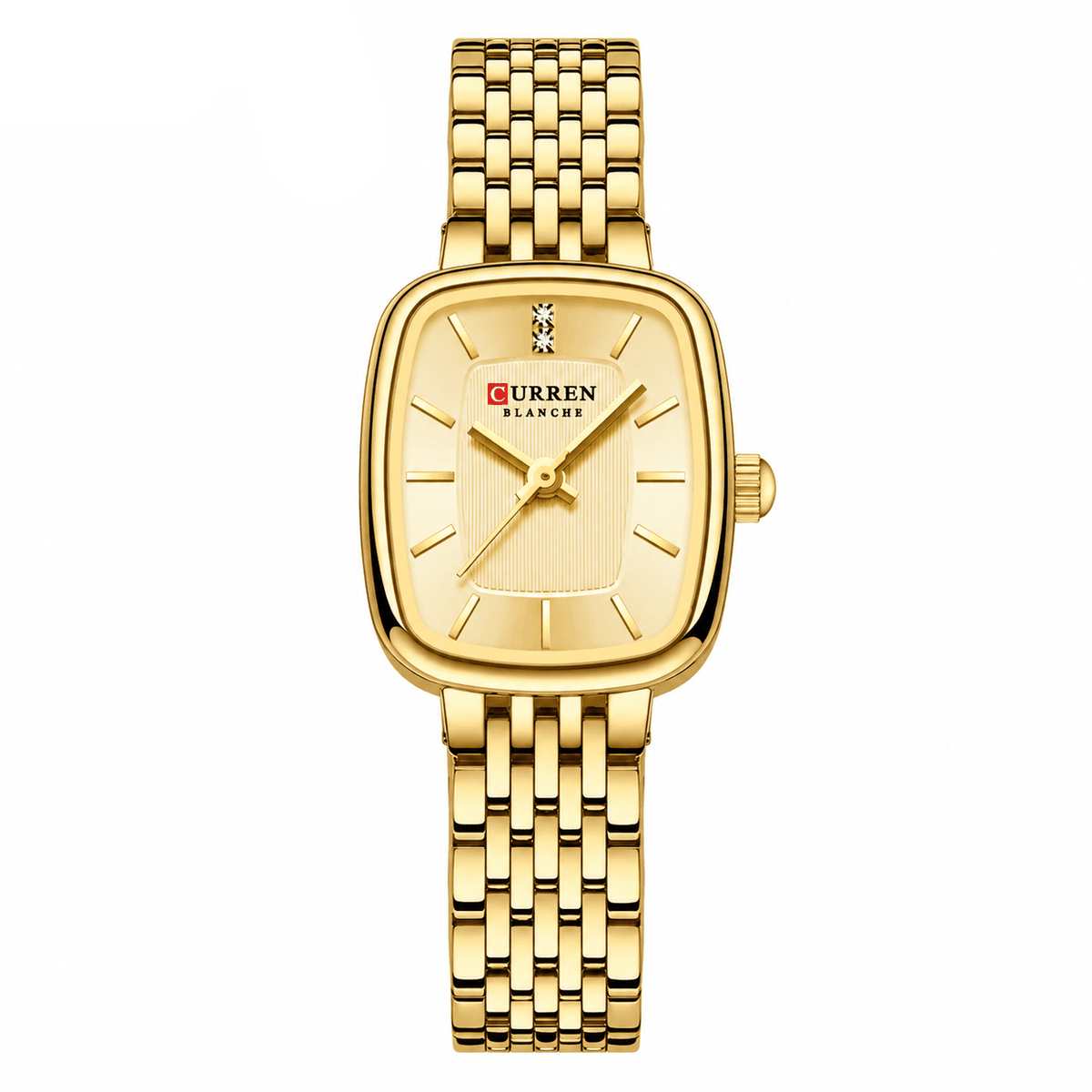 Elegant Women's Watch with Square Dial, Quartz Movement & Sophisticated Design | Daisy Étoile Elegant Women's Watch with Square Dial, Quartz Movement & Sophisticated Design | Daisy Étoile Gold