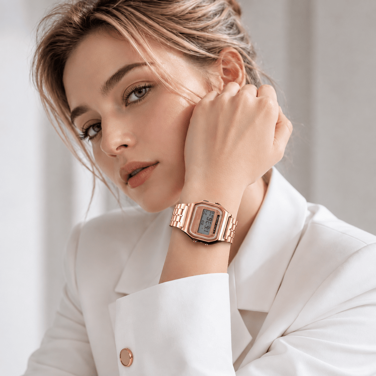 Elegant Women's Watch with Stainless Steel Bracelet – Classic, Delicate & Minimalist | Sarah Velora Elegant Women's Watch with Stainless Steel Bracelet – Classic, Delicate & Minimalist | Sarah Velora 