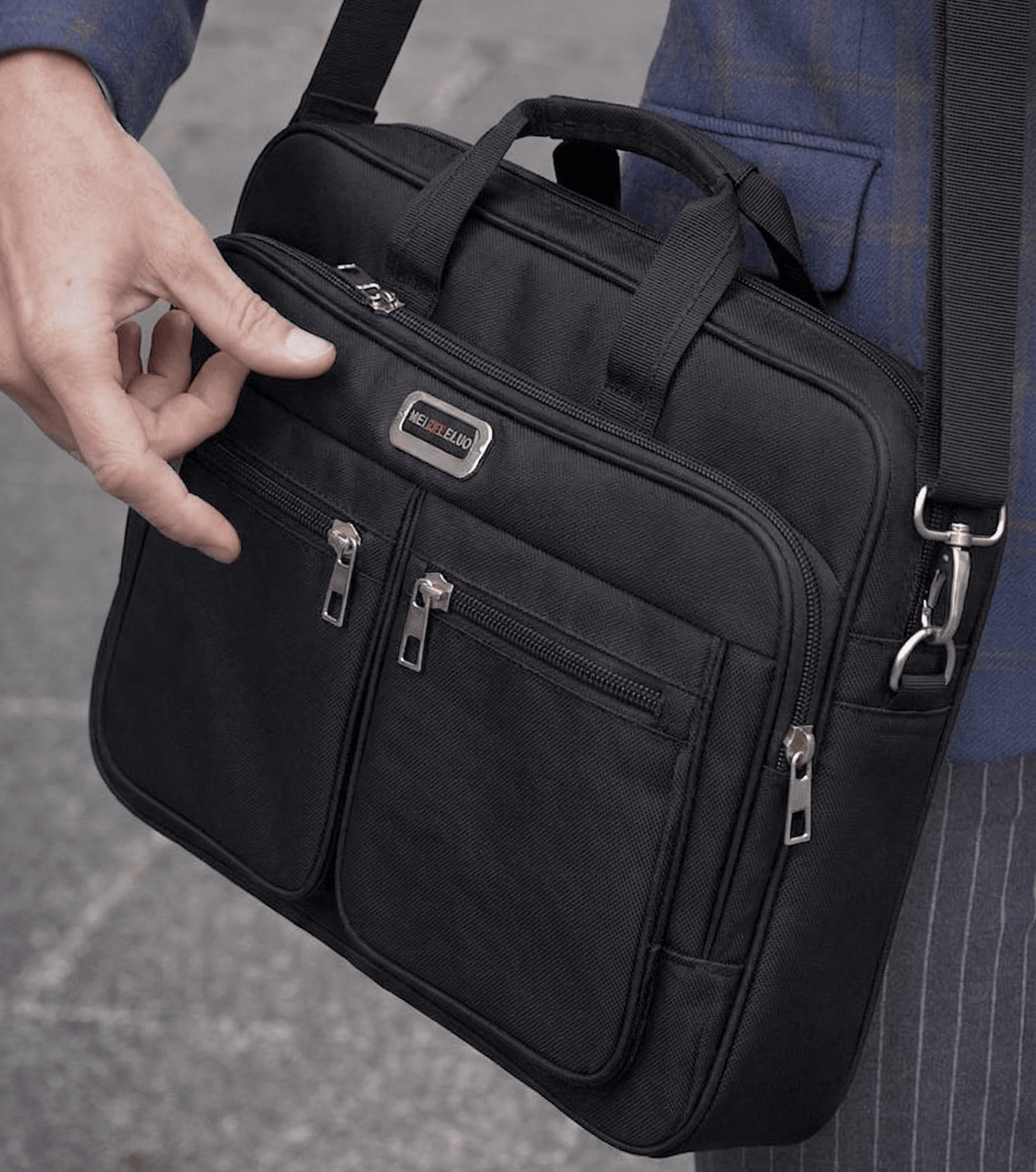 Executive Bag with Multiple Compartments – Henri Valence Executive Bag with Multiple Compartments – Henri Valence 