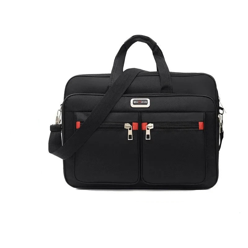 Executive Bag with Multiple Compartments – Henri Valence Executive Bag with Multiple Compartments – Henri Valence Black Prestige