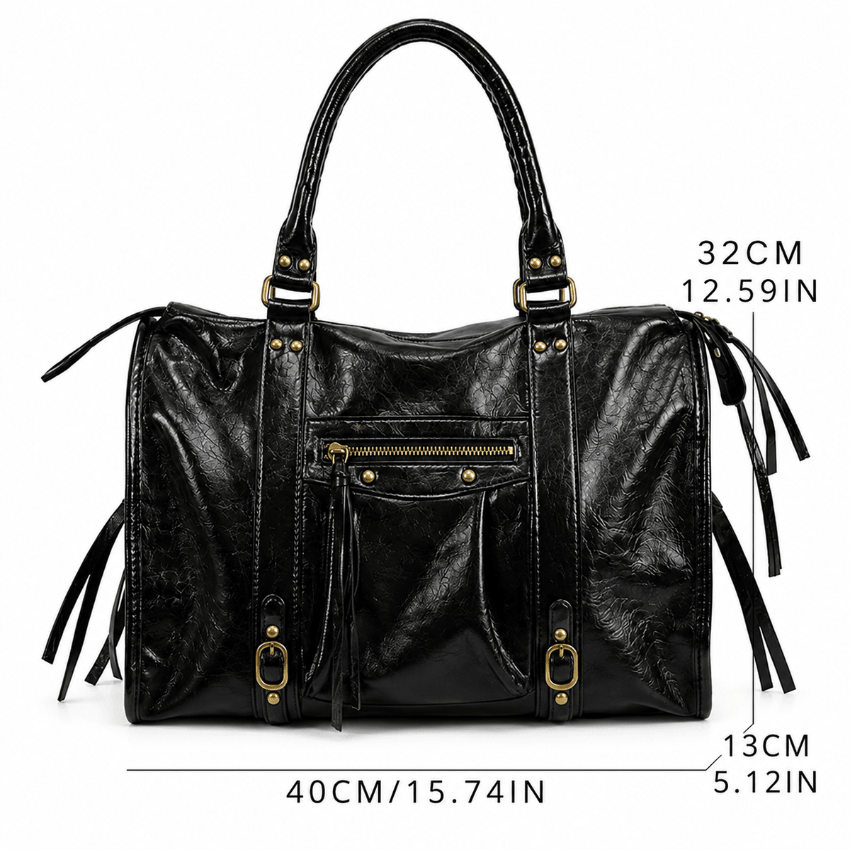 Fashion Large Capacity Women's Leather Tote Bag — Eudalia Fashion Large Capacity Women's Leather Tote Bag — Eudalia 