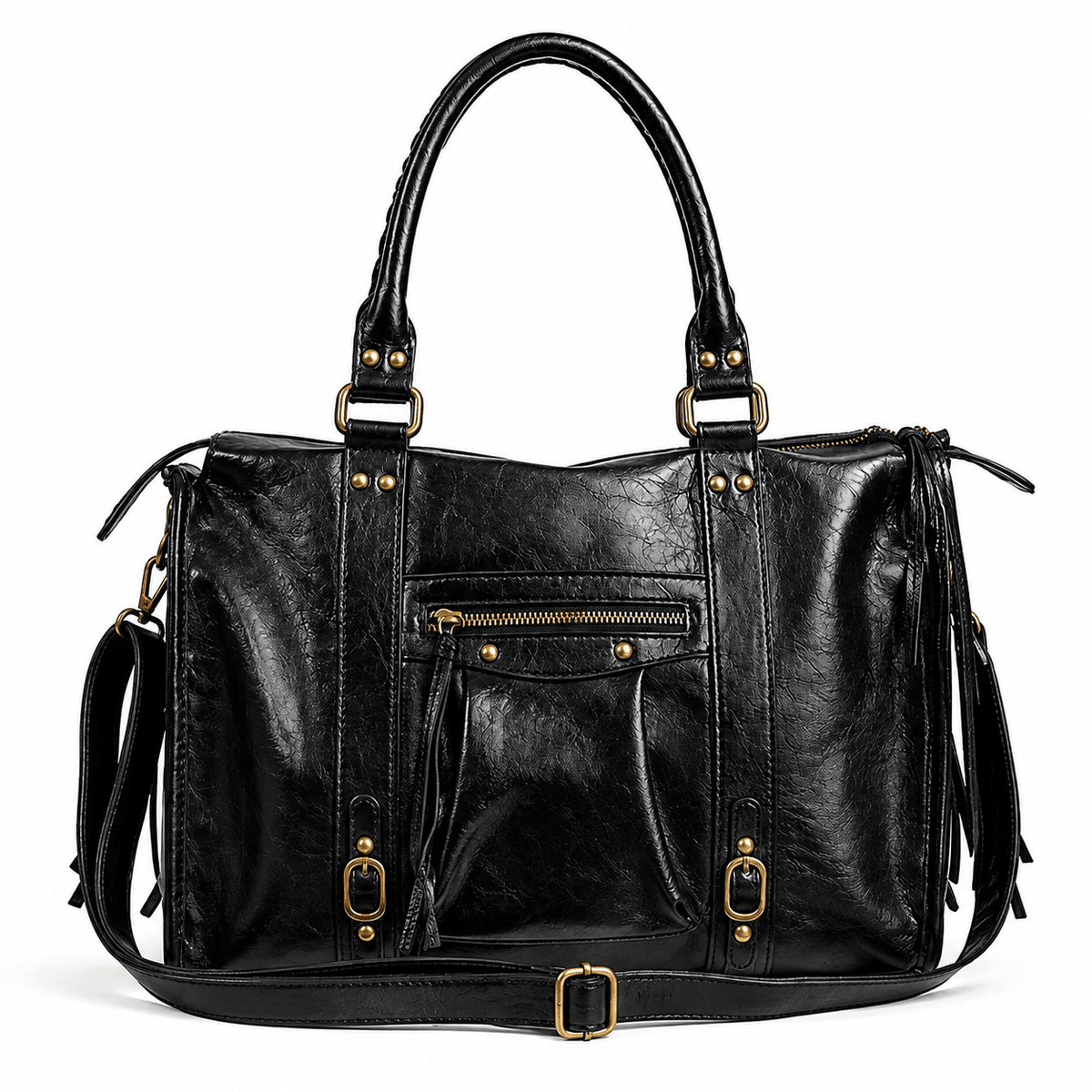 Fashion Large Capacity Women's Leather Tote Bag — Eudalia Fashion Large Capacity Women's Leather Tote Bag — Eudalia 