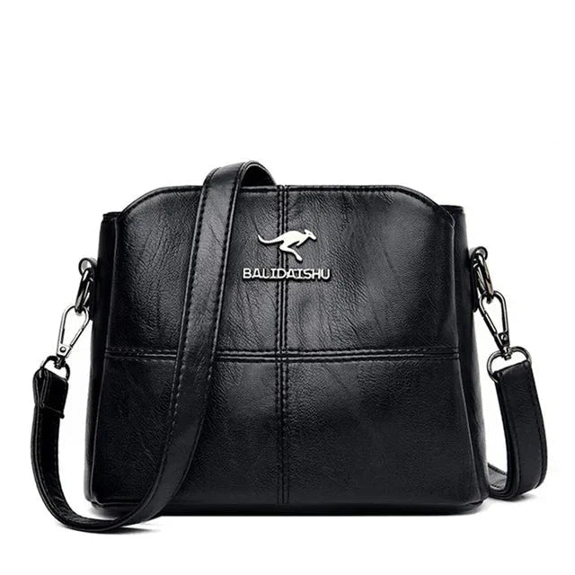 High Quality Soft PU Leather Shoulder Crossbody Bags for Women 2024 New Luxury Handbags Women Bags Designer Messenger Bag Sac Mavietto Store Black 
