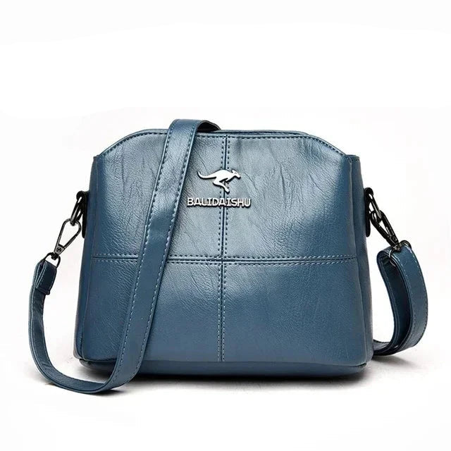 High Quality Soft PU Leather Shoulder Crossbody Bags for Women 2024 New Luxury Handbags Women Bags Designer Messenger Bag Sac Mavietto Store Lake Blue 