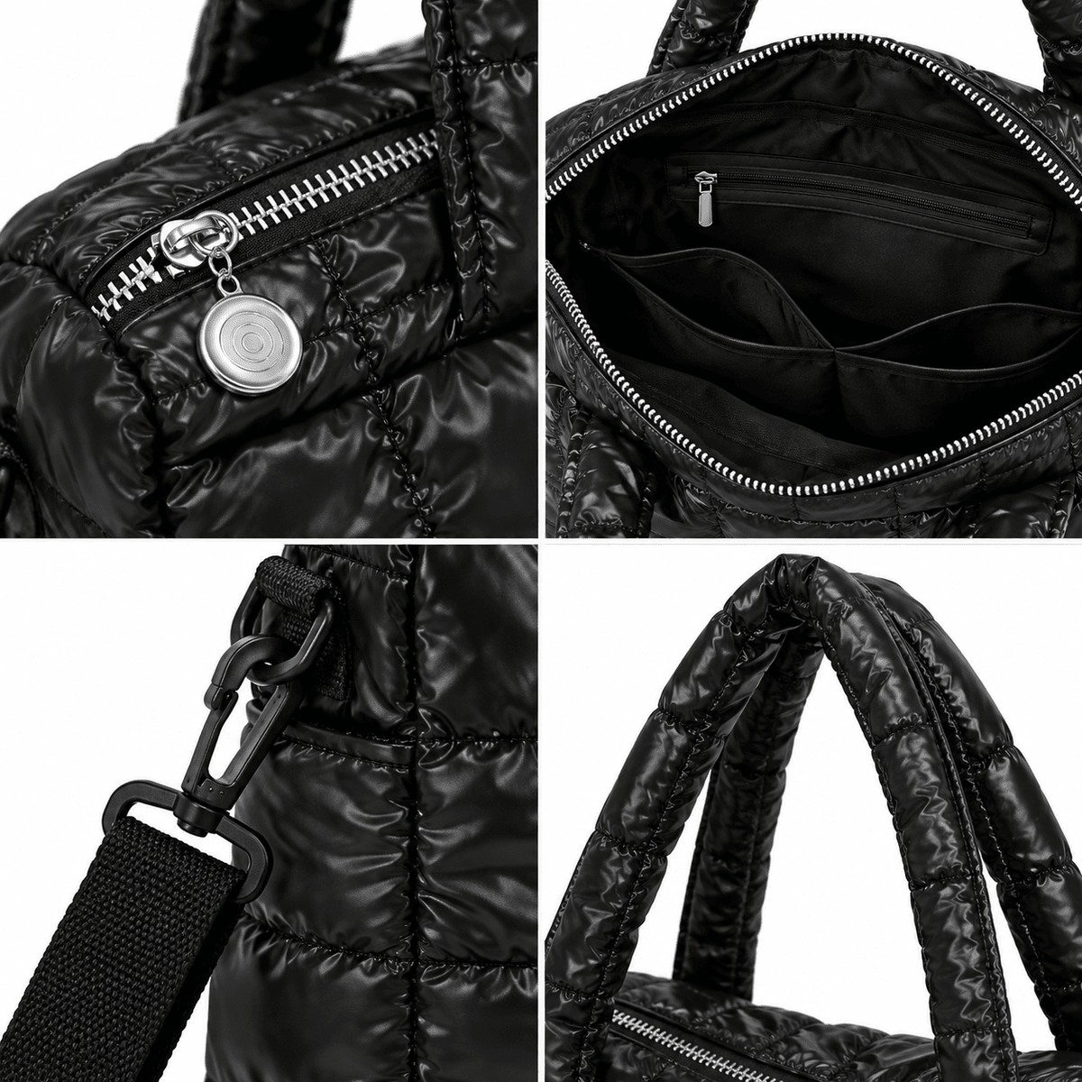 Large-Capacity Quilted Women's Bag with Versatile Design – LEONTINE Large-Capacity Quilted Women's Bag with Versatile Design – LEONTINE 