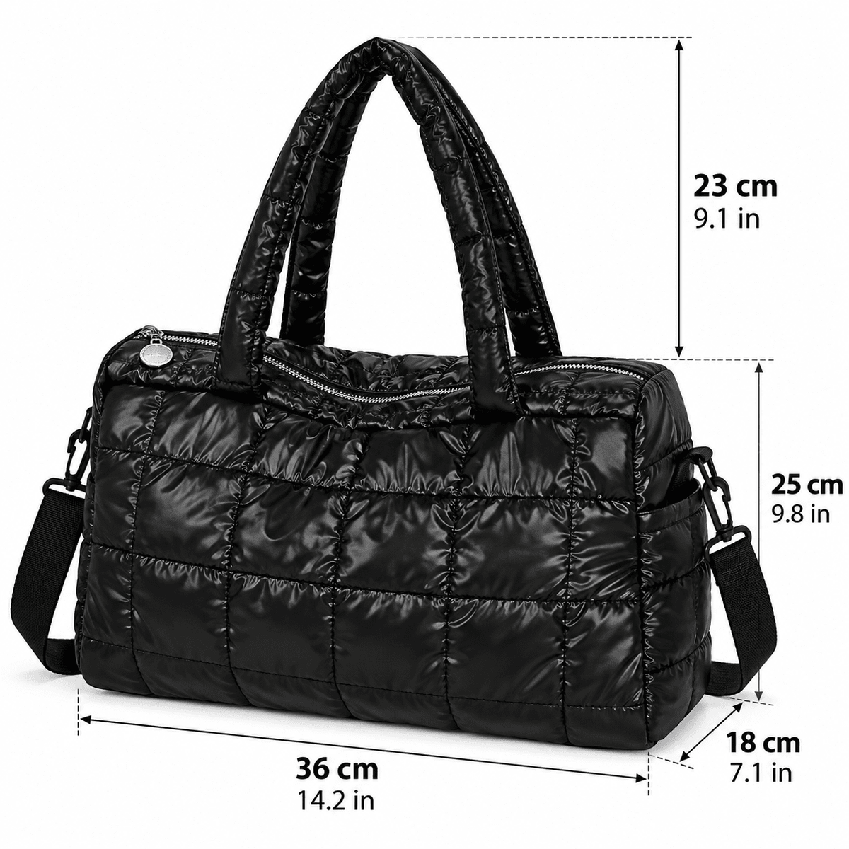 Large-Capacity Quilted Women's Bag with Versatile Design – LEONTINE Large-Capacity Quilted Women's Bag with Versatile Design – LEONTINE 
