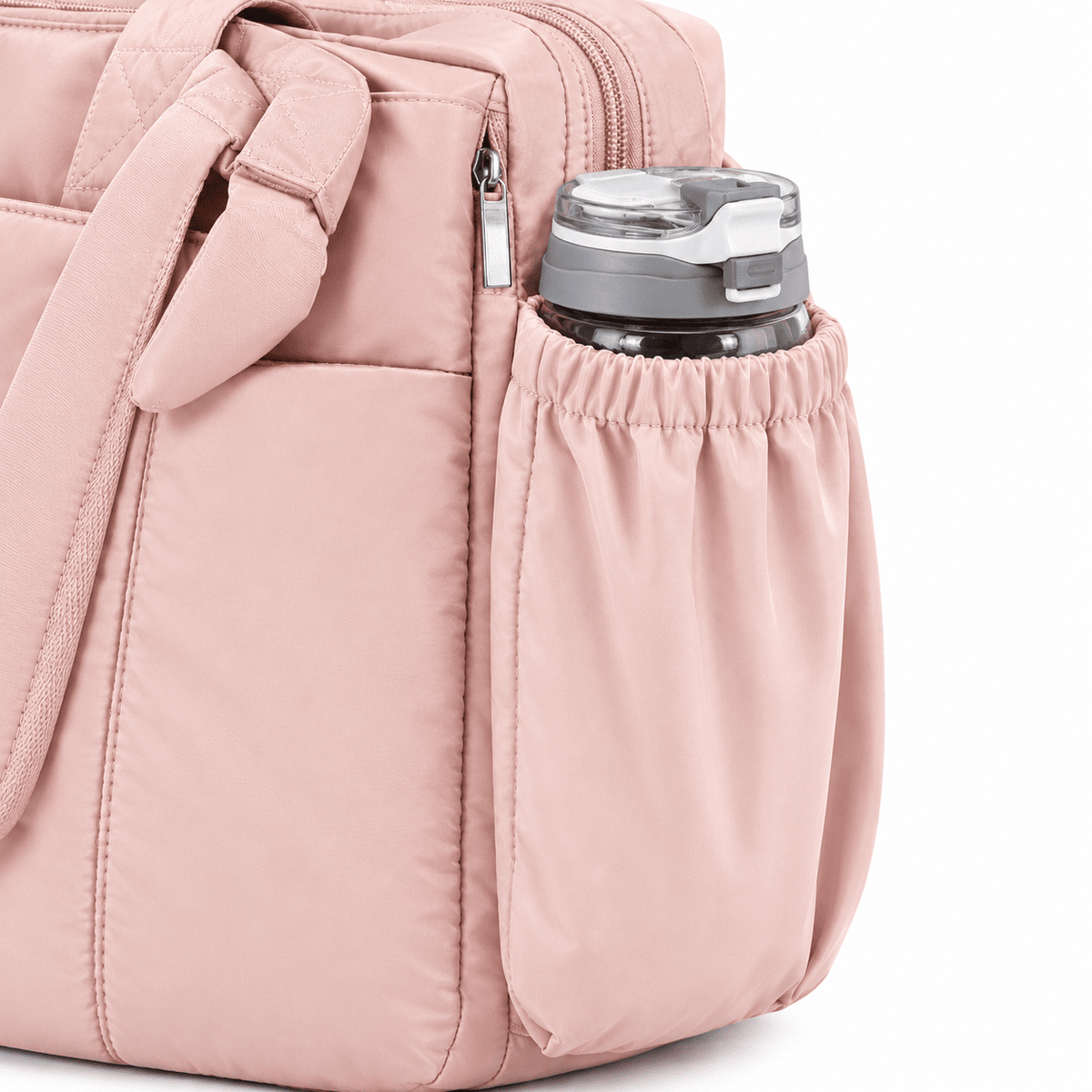 Large-Capacity Quilted Women's Tote Bag with Crossbody Strap and Charming Design – Rosellea 