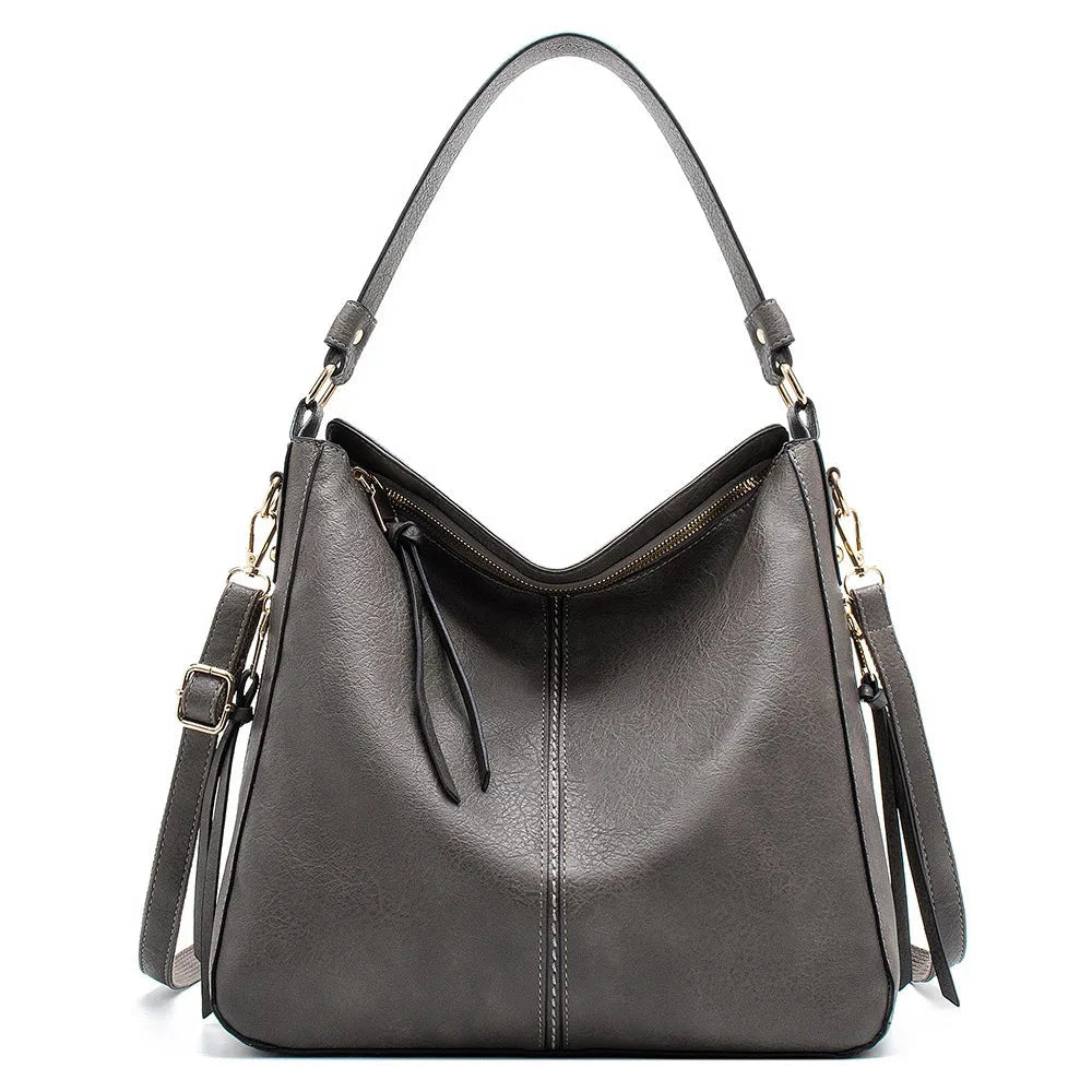 Luxury Women’s Leather Handbag – Elegant, Versatile & Spacious | Léa Margot Luxury Women’s Leather Handbag – Elegant, Versatile & Spacious | Léa Margot Gray