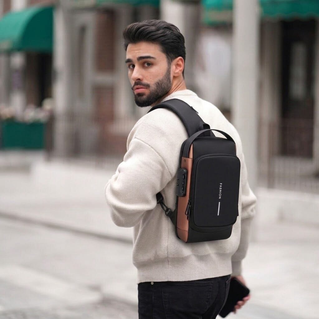 Men's Anti-Theft and Waterproof Bag - Montrax Men's Anti-Theft and Waterproof Bag - Montrax 