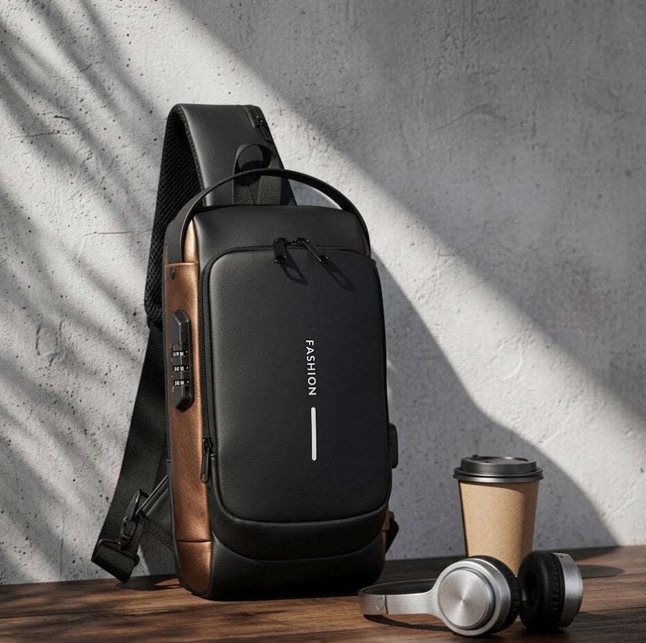 Men's Anti-Theft and Waterproof Bag - Montrax Men's Anti-Theft and Waterproof Bag - Montrax 