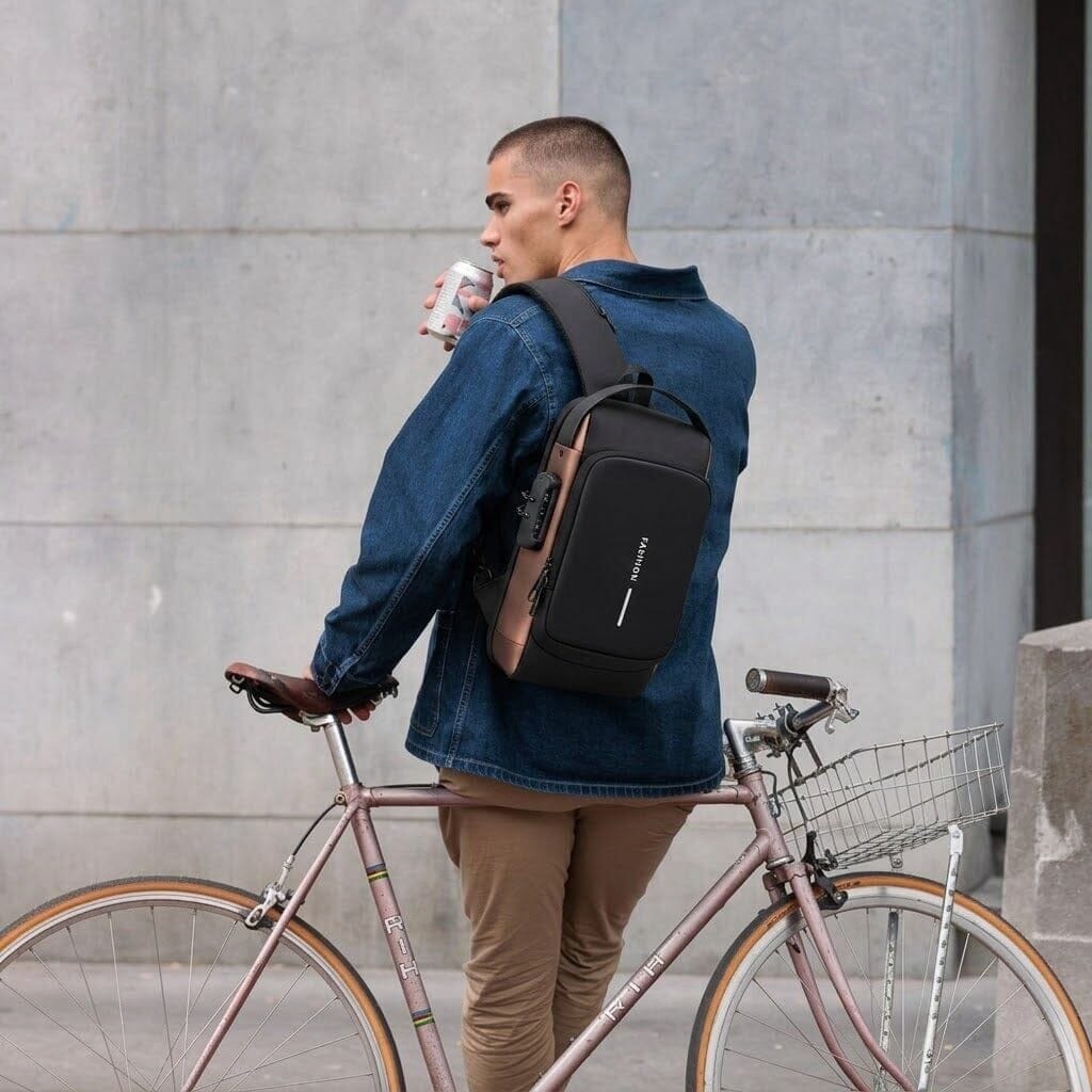 Men's Anti-Theft and Waterproof Bag - Montrax Men's Anti-Theft and Waterproof Bag - Montrax 