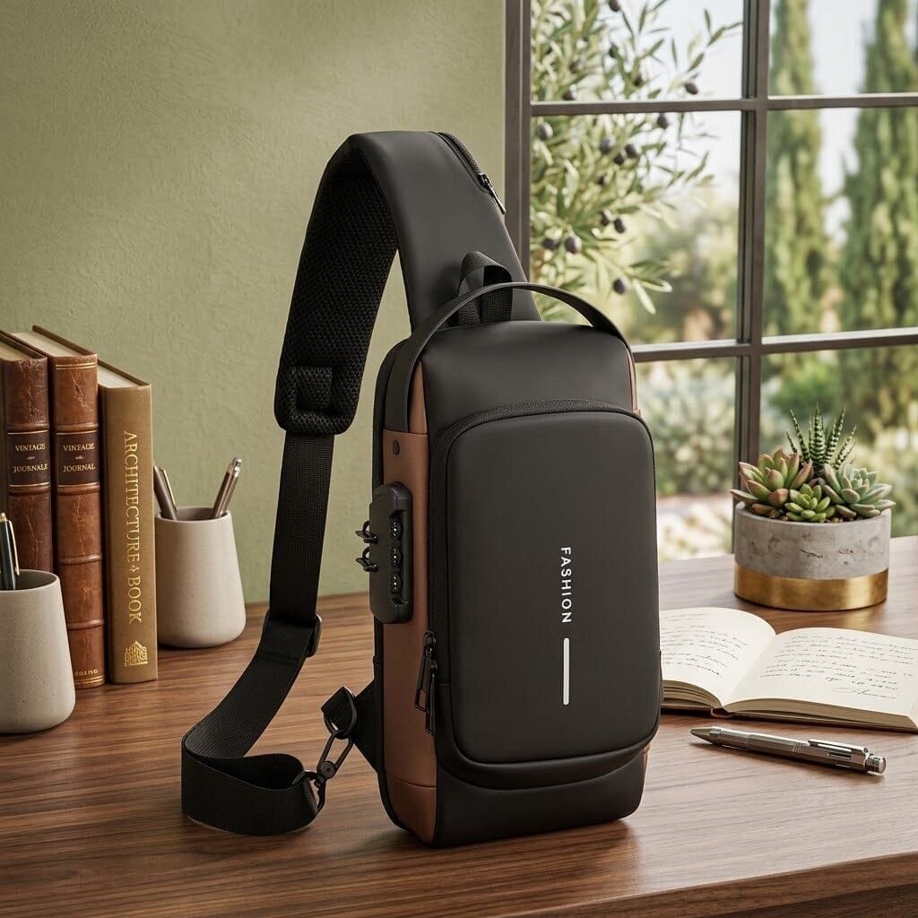 Men's Anti-Theft and Waterproof Bag - Montrax Men's Anti-Theft and Waterproof Bag - Montrax 