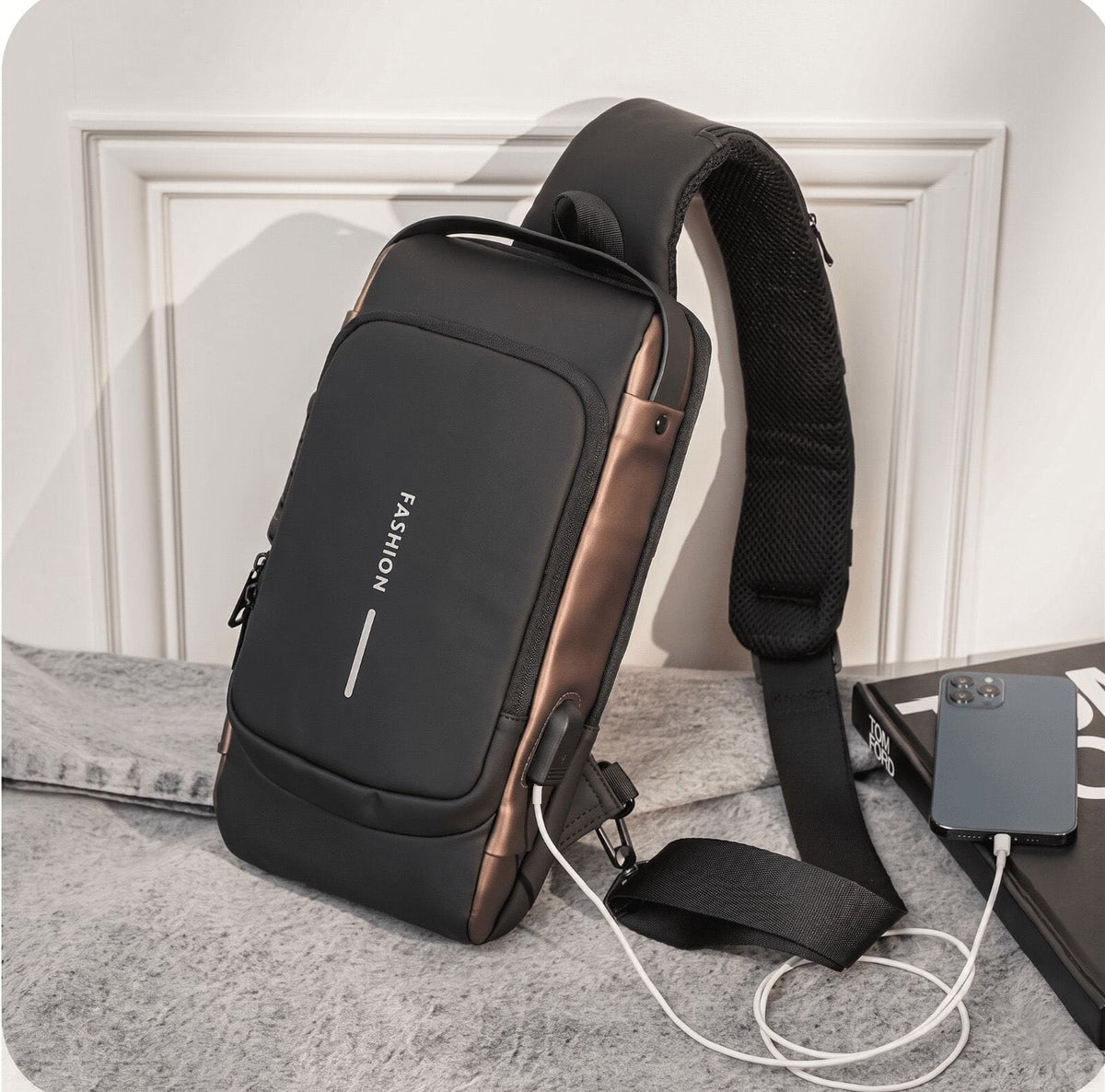 Men's Anti-Theft and Waterproof Bag - Montrax Men's Anti-Theft and Waterproof Bag - Montrax 