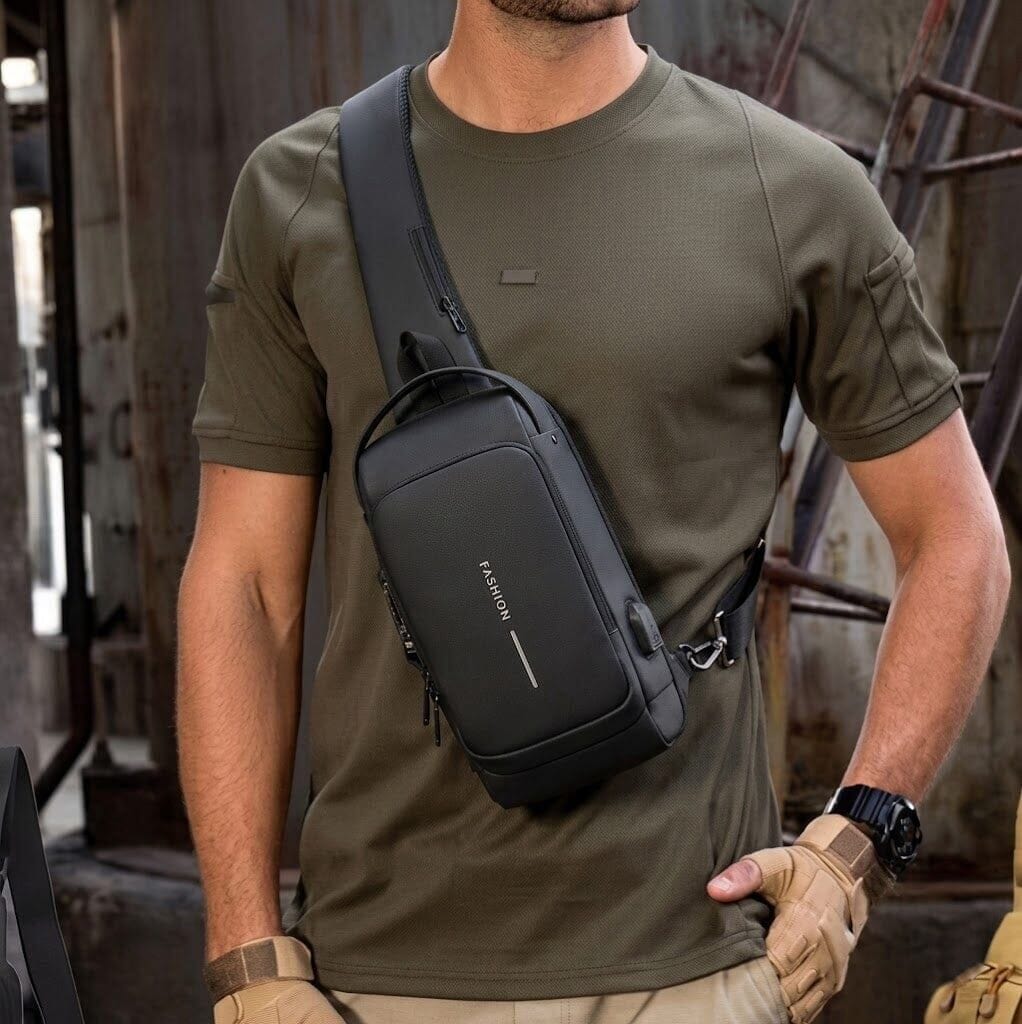 Men's Anti-Theft and Waterproof Bag - Montrax Men's Anti-Theft and Waterproof Bag - Montrax 