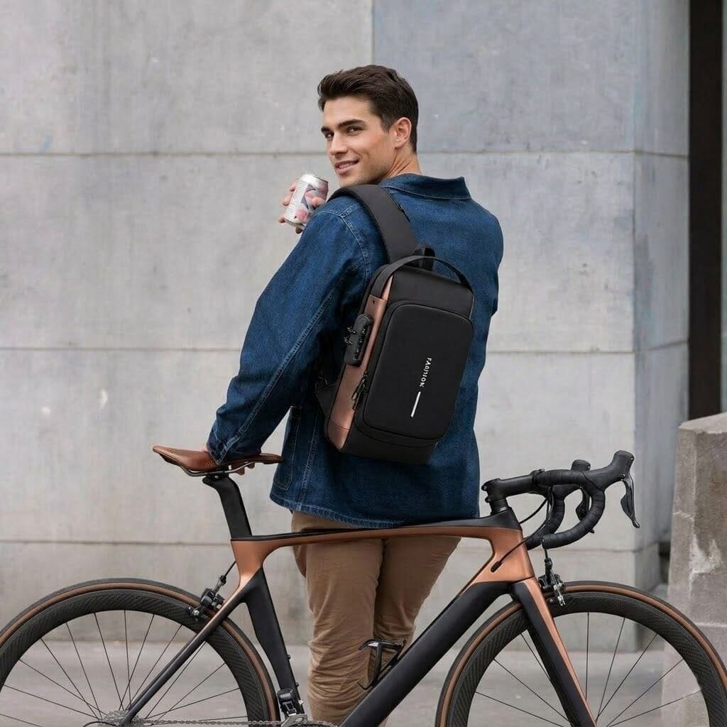 Men's Anti-Theft and Waterproof Bag - Montrax Men's Anti-Theft and Waterproof Bag - Montrax 