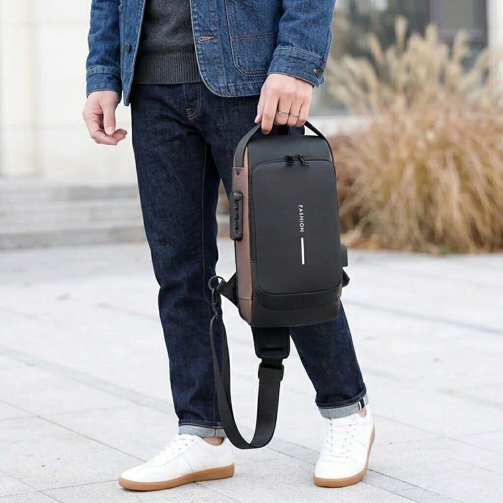 Men's Anti-Theft and Waterproof Bag - Montrax Men's Anti-Theft and Waterproof Bag - Montrax 