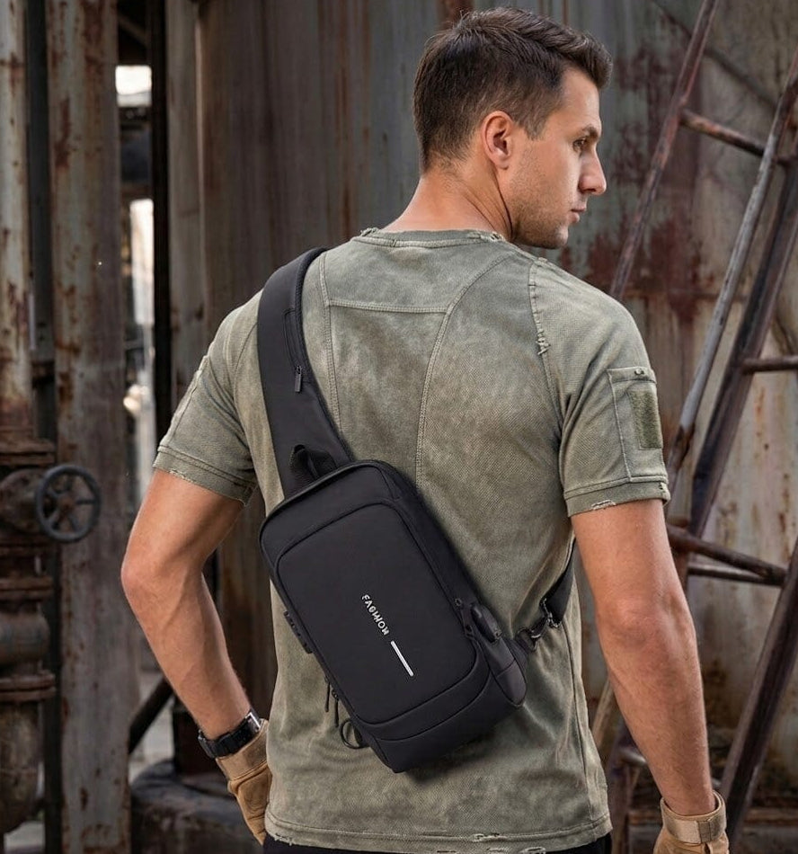 Men's Anti-Theft and Waterproof Bag - Montrax Men's Anti-Theft and Waterproof Bag - Montrax 