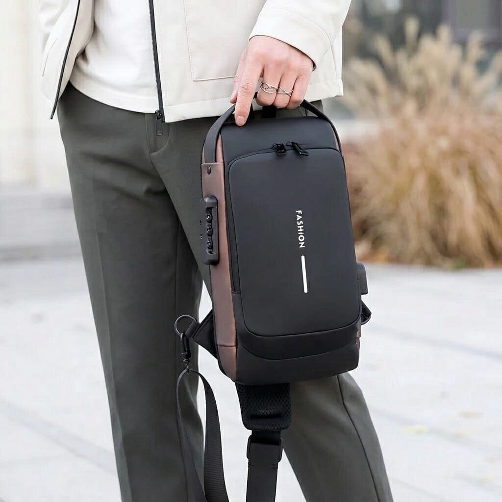 Men's Anti-Theft and Waterproof Bag - Montrax Men's Anti-Theft and Waterproof Bag - Montrax 