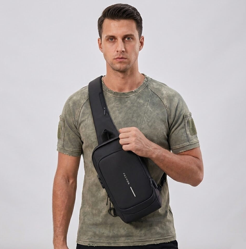 Men's Anti-Theft and Waterproof Bag - Montrax Men's Anti-Theft and Waterproof Bag - Montrax 