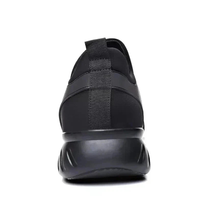 Men’s Black Casual Leather Sneakers – Vitorini Men’s Black Casual Leather Sneakers – Vitorini 