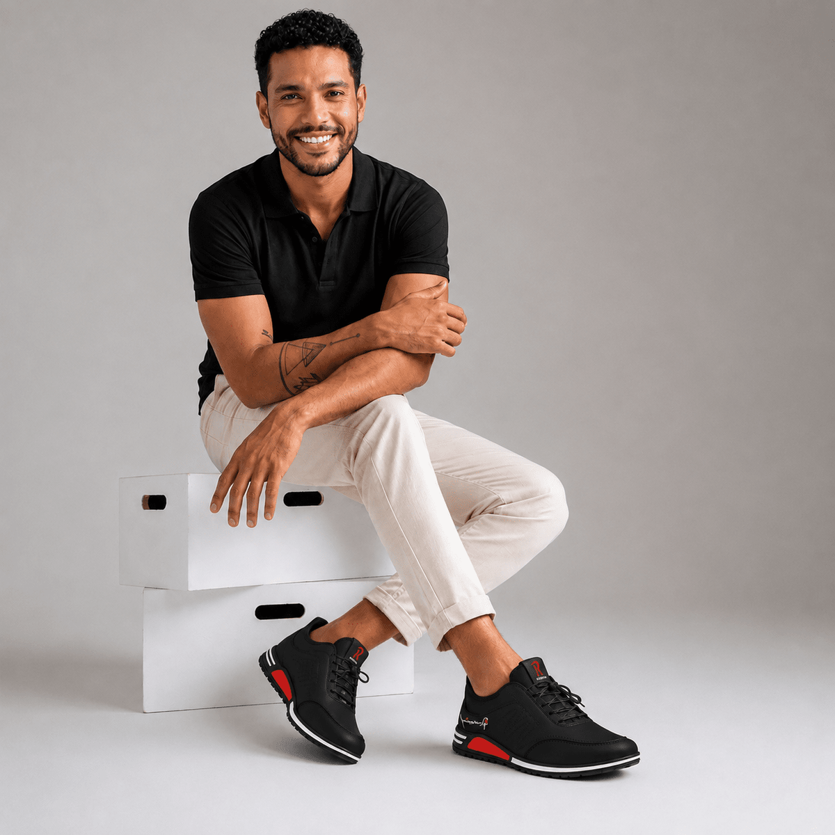 Men's Casual Leather Shoes – Lightweight, Breathable & Soft Sole | MELVANIO Men's Casual Leather Shoes – Lightweight, Breathable & Soft Sole | MELVANIO 