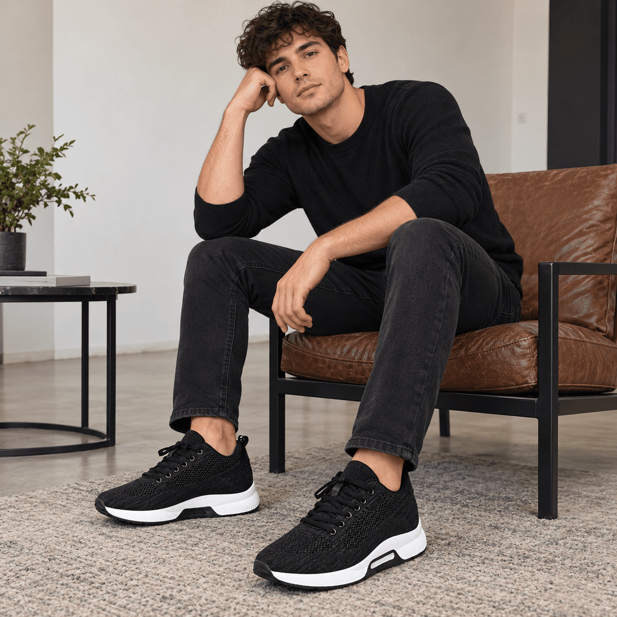 Men’s Casual Sneakers with 2.36-Inch (6 cm) Height Increase – Anti-Odor & Sweat-Absorbent | Alturion Men’s Casual Sneakers with 2.36-Inch (6 cm) Height Increase – Anti-Odor & Sweat-Absorbent | Alturion 