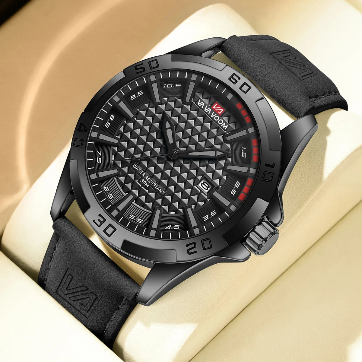 Men’s Casual Watch with Leather Strap – Ronan Alric Men’s Casual Watch with Leather Strap – Ronan Alric 