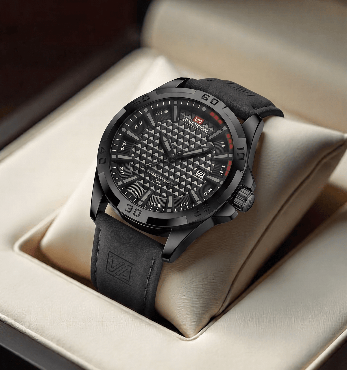 Men’s Casual Watch with Leather Strap – Ronan Alric Men’s Casual Watch with Leather Strap – Ronan Alric 