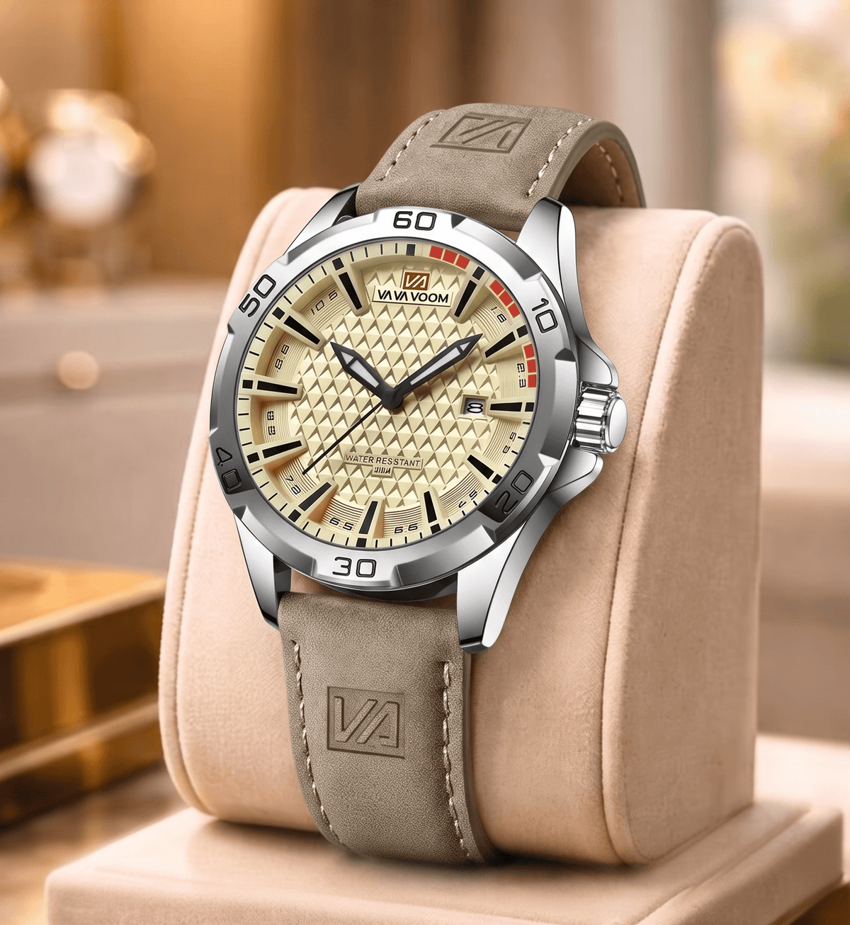 Men’s Casual Watch with Leather Strap – Ronan Alric Men’s Casual Watch with Leather Strap – Ronan Alric 