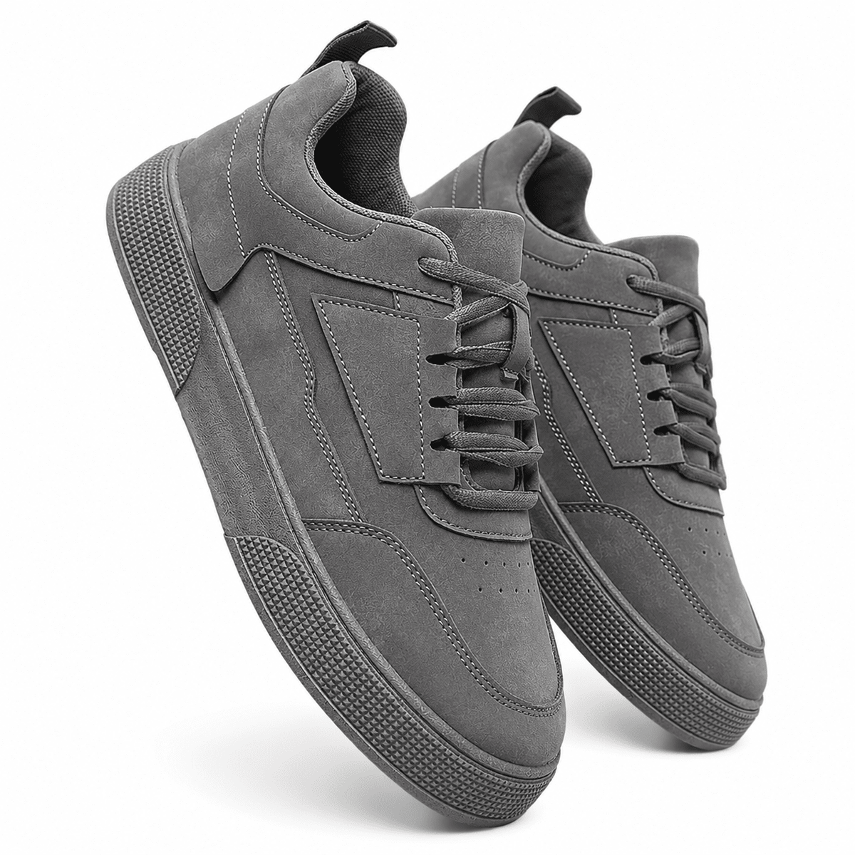 Men’s Classic Leather Sneakers – Norvion Men’s Classic Leather Sneakers – Norvion Gray