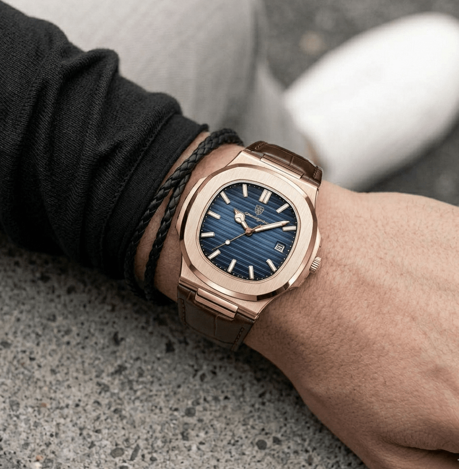 Men’s Classic Leather Strap Watch – Nobre Mavietto Men’s Classic Leather Strap Watch – Nobre Mavietto 