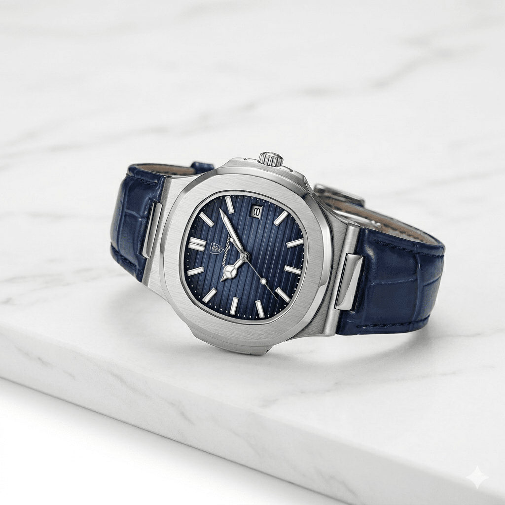 Men’s Classic Leather Strap Watch – Nobre Mavietto Men’s Classic Leather Strap Watch – Nobre Mavietto 