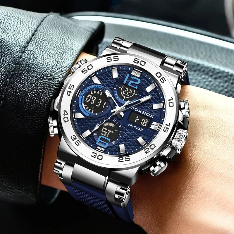Men's Elegant and Versatile Watch with Multiple Functions - Noctyron Men's Elegant and Versatile Watch with Multiple Functions - Noctyron 